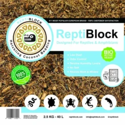ReptiBlock Hatchling Block Premium Coconut Reptile Bedding